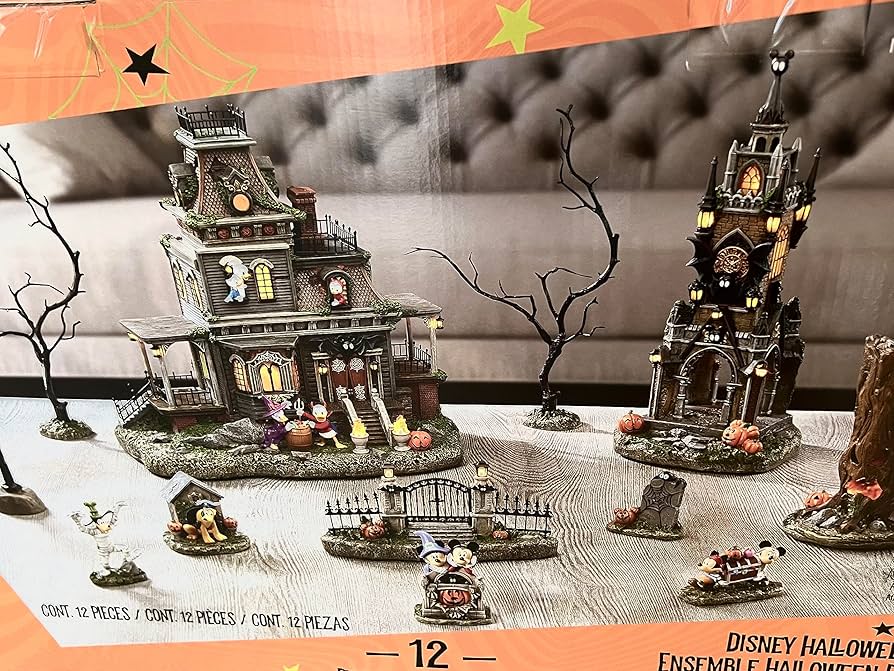 コストコ - ディズニー ハロウィン ビレッジ 12ピースセット　コストコ　フィギュア ディズニー ハロウィン ビレッジ 12ピースセット | Costco Japan